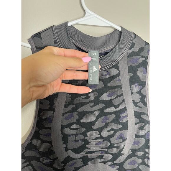 Adidas X Stella McCartney Truepure Athletic Tank Top Black Granite Womens XS - Picture 4 of 5